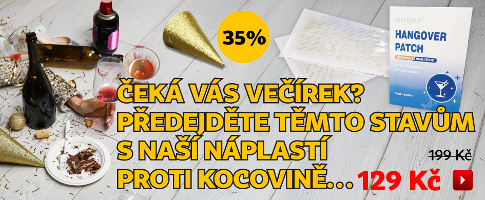 Náplasti proti kocovině